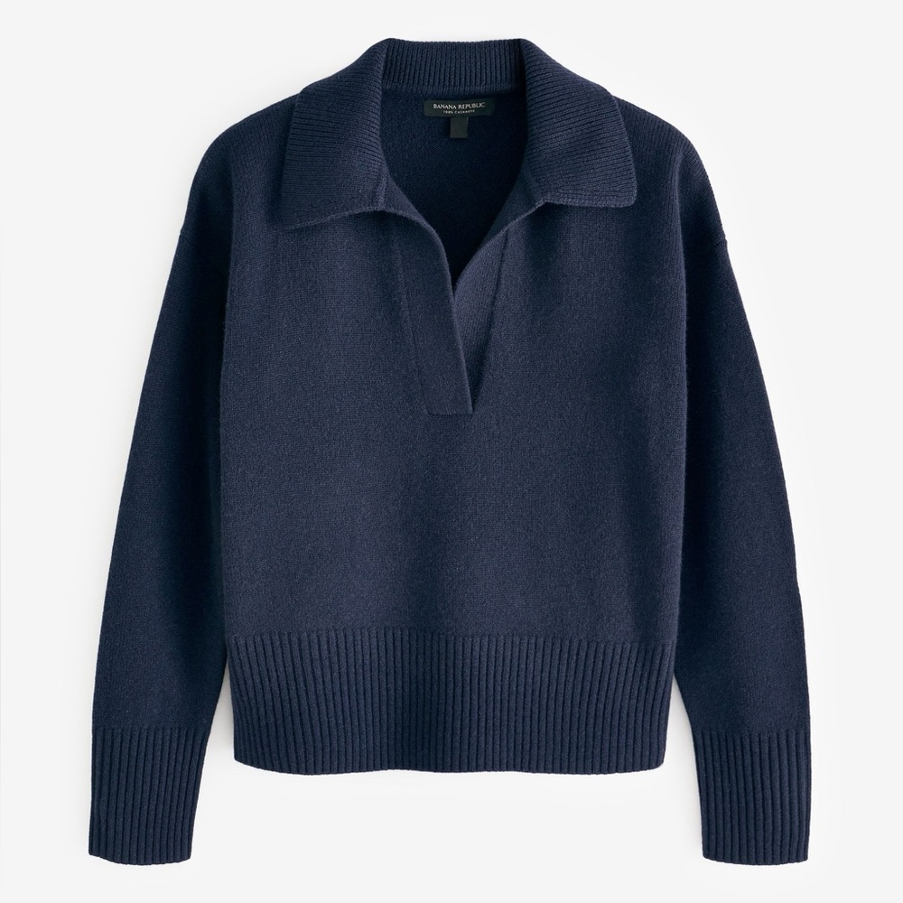 Truth: Navy Blue V-Neck Women's Sweater
